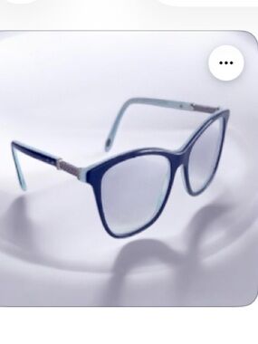 Tiffany & CO Eyeglass Black Striped Blue Prescription